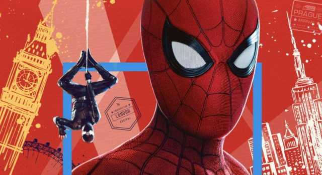 SPIDER MAN FAR FROM HOME IMAX Poster Features Nick Fury Mysterio And