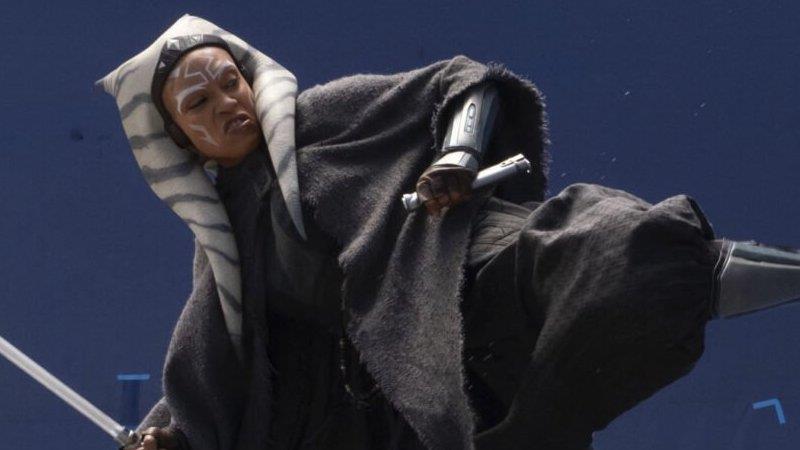 AHSOKA Behind The Scenes Stills Show The Former Jedi Squaring Off With