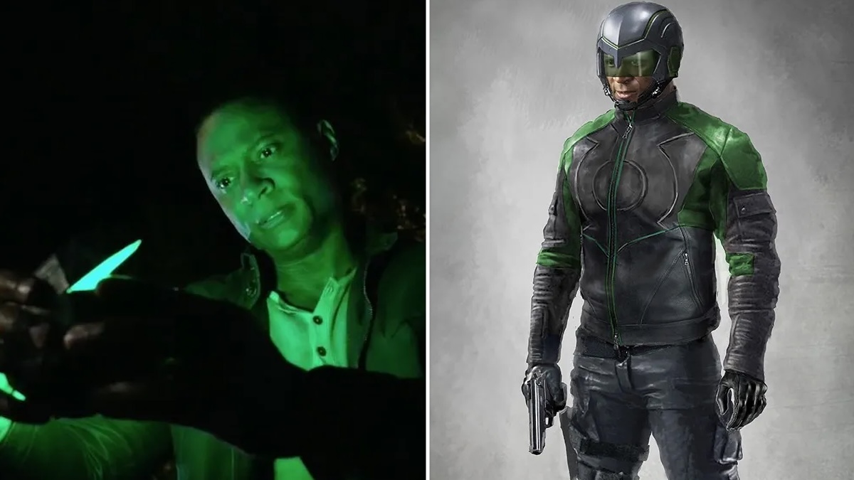 Arrow Concept Art Reveals First Look At John Diggle Spartan S Scrapped