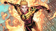 VisionQuest D23 Display Reveals First Look At A Mysterious Fiery Figure - Is This Jim Hammond?