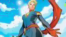 CAPTAIN MARVEL Set Photos Offer Another Close-Up Look At Brie Larson In Costume