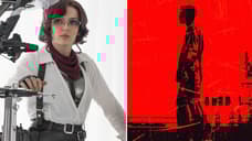 28 YEARS LATER Spoilery Set Photos Show FREE GUY Star Jodie Cormer Being Pursued By...Naked Zombies?!