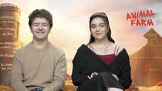Animal Farm Interview: Iman Vellani & Gaten Matarazzo Talk Andy Serkis, Ms. Marvel's MCU Future (Exclusive)