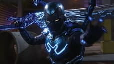 BLUE BEETLE Promo Art Reveals Battle With Carapax; Xolo Maridueña Shares James Gunn's Screening Reaction