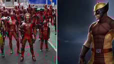 DEADPOOL & WOLVERINE Concept Art Adds A Mask To Brown And Tan Suit; Deadpool Corps Revealed In BTS Photo