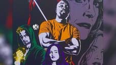 New Marvel's THE DEFENDERS Promo Art Assembles The Four Heroes, Alexandra, And... Is That Elektra?