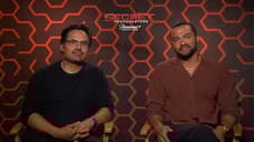 SECRET HEADQUARTERS Interview With The Movie's Villains Michael Peña And Jesse Williams (Exclusive)