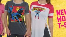 SUPERHEROSTUFF Product Spotlight: New SPIDER-MAN, BATMAN And SUPERMAN Vintage Women's T-Shirts