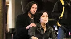 THE MATRIX 4: Neo & Trinity Reunite As Keanu Reeves & Carrie-Anne Moss Film A Chase Scene In New Set Photos