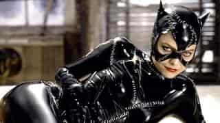 BATMAN RETURNS BTS Video Shows Michelle Pfeiffer Nailing A Whip Stunt In A Single Take To Rapturous Applause