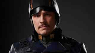 THE BOYS: First Official Look At Nick Wechsler As New Season 3 Supe Blue Hawk Released