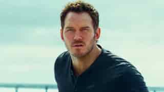Chris Pratt Brings A Knife To A Dinosaur Fight In A New Photo From JURASSIC WORLD: DOMINION