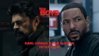 THE BOYS Stars Karl Urban & Laz Alonso On Reuniting The Boys & Dealing With A Serial Disrespecter (Exclusive)
