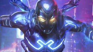 BLUE BEETLE Set Photos Give Us A First Look At Xolo Maridueña In Full Costume