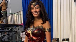 SHAZAM! FURY OF THE GODS Behind-The-Scenes Photos Reveal Taylor Cahill As Fake Wonder Woman