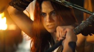 MASTERS OF THE UNIVERSE BTS Photo Features New Look At Camila Mendes As Teela & Nicholas Galitzine As He-Man