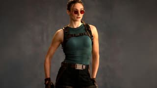 TOMB RAIDER: Sophie Turner's Lara Croft Blasts Her Dual Pistols In Latest Set Photos And Video