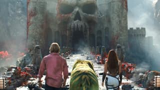 MASTERS OF THE UNIVERSE Stills Spotlight Castle Grayskull & Snake Mountain; New Figures Reveal Ram Man Design