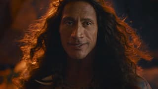 Moana CinemaCon Standee Reveals New Look At Dwayne Johnson's Maui (And His Wig)