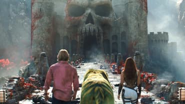 MASTERS OF THE UNIVERSE Stills Spotlight Castle Grayskull & Snake Mountain; New Figures Reveal Ram Man Design