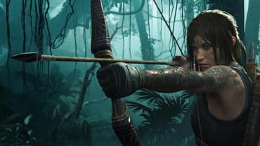 TOMB RAIDER Set Photos Tease Lara Croft's Intense Knife Fight And Motorcycle Getaway