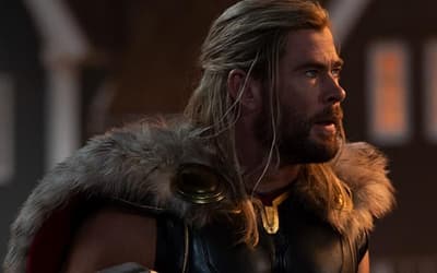 THOR: LOVE AND THUNDER Director Teases Gorr And Zeus; New Still Shows The God Of Thunder In Battle
