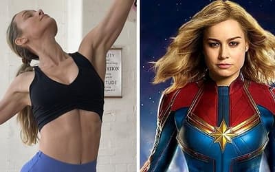 THE MARVELS Star Brie Larson Showcases Captain Marvel Physique In Pole Dancing Workout Session
