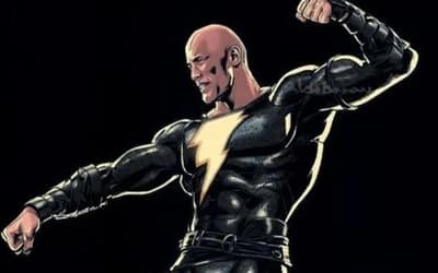 BLACK ADAM Promo Art Shows The Rock's Anti-Hero Towering Over The DCEU's Justice Society Of America