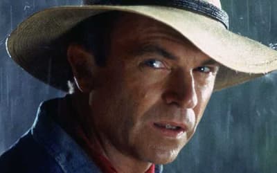 JURASSIC WORLD: DOMINION - Sam Neill Greets An &quot;Old Friend&quot; In New Behind-The-Scenes Photo