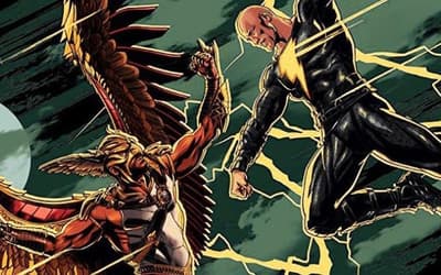 BLACK ADAM Squares-Off With Hawkman In New Official Promo Art For Upcoming DC Comics Movie