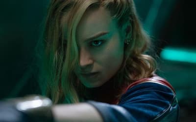 THE MARVELS: Captain Marvel And Dar-Benn Look Ready For A Fight In Newly Released Stills