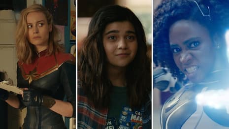 THE MARVELS' Cast And Crew Poster Has Been Revealed; Teases That Teaming Up Changes Everything