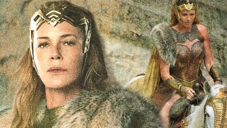 New Photos From WONDER WOMAN Set Feature 'Queen Hippolyta' Taking A Ride In Themyscira