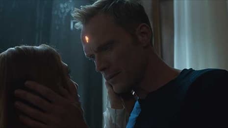 SPOILERS: AVENGERS: INFINITY WAR Stars Elizabeth Olsen & Paul Bettany On Their Characters' Relationship