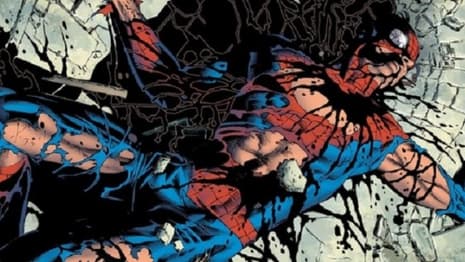 AVENGERS: INFINITY WAR Photo Offers A Behind The Scenes Look At Spider-Man's Final Scene