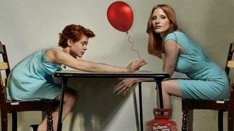 IT: CHAPTER 2 Director Shares A Bloody Photo Of Jessica Chastain As She Wraps Shooting