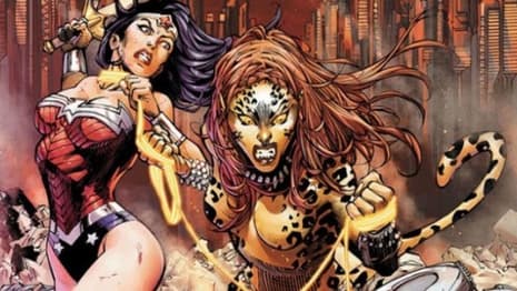 WONDER WOMAN 1984 Set Photos Show Diana Prince And Steve Trevor On The Run (From Cheetah?)