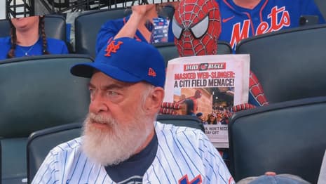 Watch J.K. Simmons Get Menaced By Spider-Man While Attending A New York Mets Game