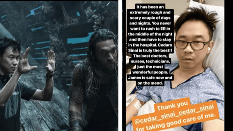 AQUAMAN 2 Director James Wan Recuperating At Cedar Sinai Following Health Emergency