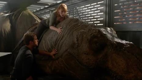 Bryce Dallas Howard Rides A T-Rex In A New JURASSIC WORLD: FALLEN KINGDOM Featurette; Plus New TV Spots