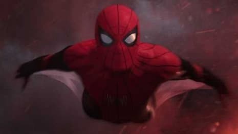 Amazing SPIDER-MAN: FAR FROM HOME Behind The Scenes Photo Shows How Tom Holland Drinks In The Suit