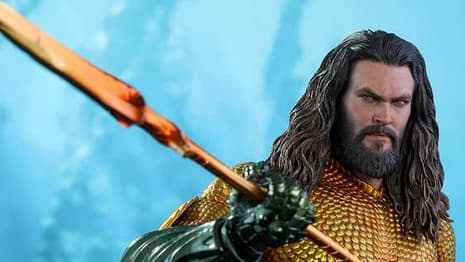 AQUAMAN Hot Toys Action Figure Offers A Detailed Look At Arthur Curry's Comic Accurate Costume