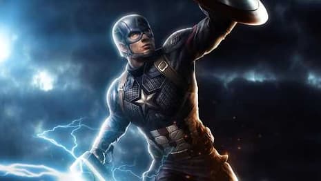 AVENGERS: ENDGAME - Check Out An Amazing Official Image Of Captain America Wielding Mjolnir