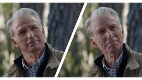 AVENGERS: ENDGAME BTS Stills Reveal How Chris Evans Was Transformed Into Old Man Cap