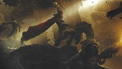 AVENGERS: INFINITY WAR Concept Art Finally Reveals Thor's Scrapped Battle With The Terrifying World Serpent