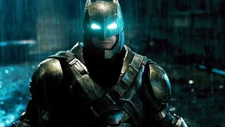 BATMAN v SUPERMAN Behind The Scenes Video Shows Ben Affleck Doing Pushups In The Dark Knight's Mech Suit