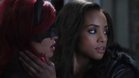 BATWOMAN And Sophie Grow Close - And Kiss! - In Awesome New Grinning From Ear To Ear Stills