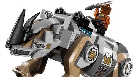 BLACK PANTHER: Check Out Our LEGO Rhino Face-Off By The Mine Set Unboxing Video
