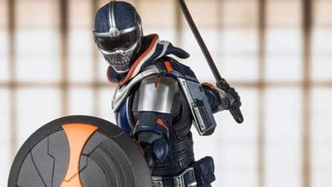 BLACK WIDOW: Detailed Look At Taskmaster's Suit Points To Him Having Black Panther's Vibranium Claws