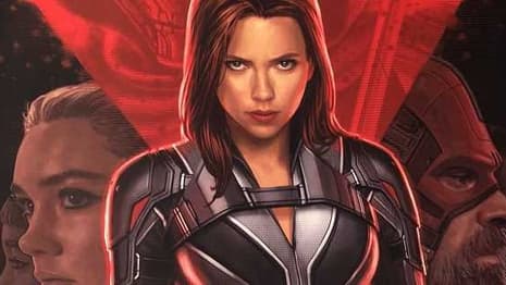 BLACK WIDOW International Theater Standee Gives Us A New Look At Scarlett Johansson's Lethal Avenger